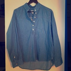 JCrew Denim Popover Size 10